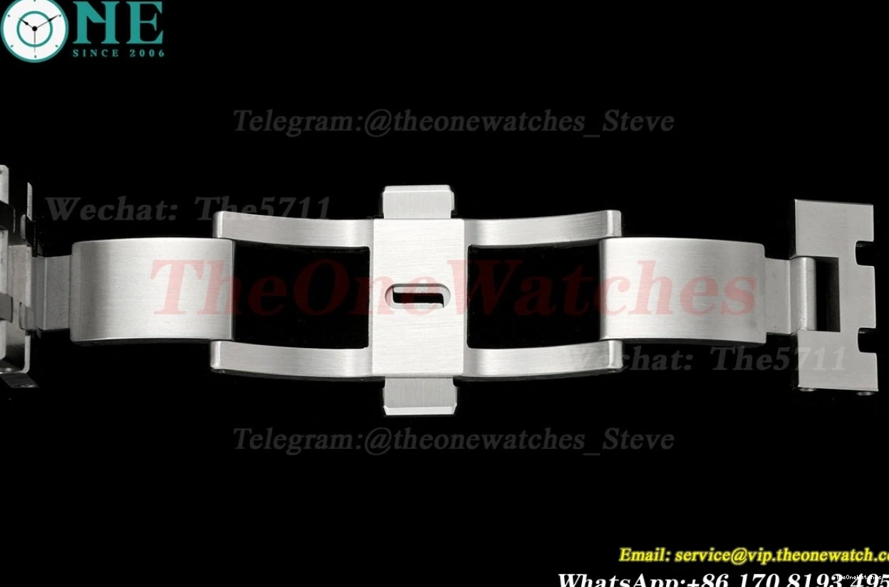 Clone TKF SS A4302 41mm White Dial Oak 15500 SS Royal Super 0227